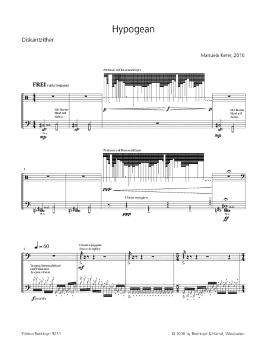 Hypogean Harp scores gallery preview page 2