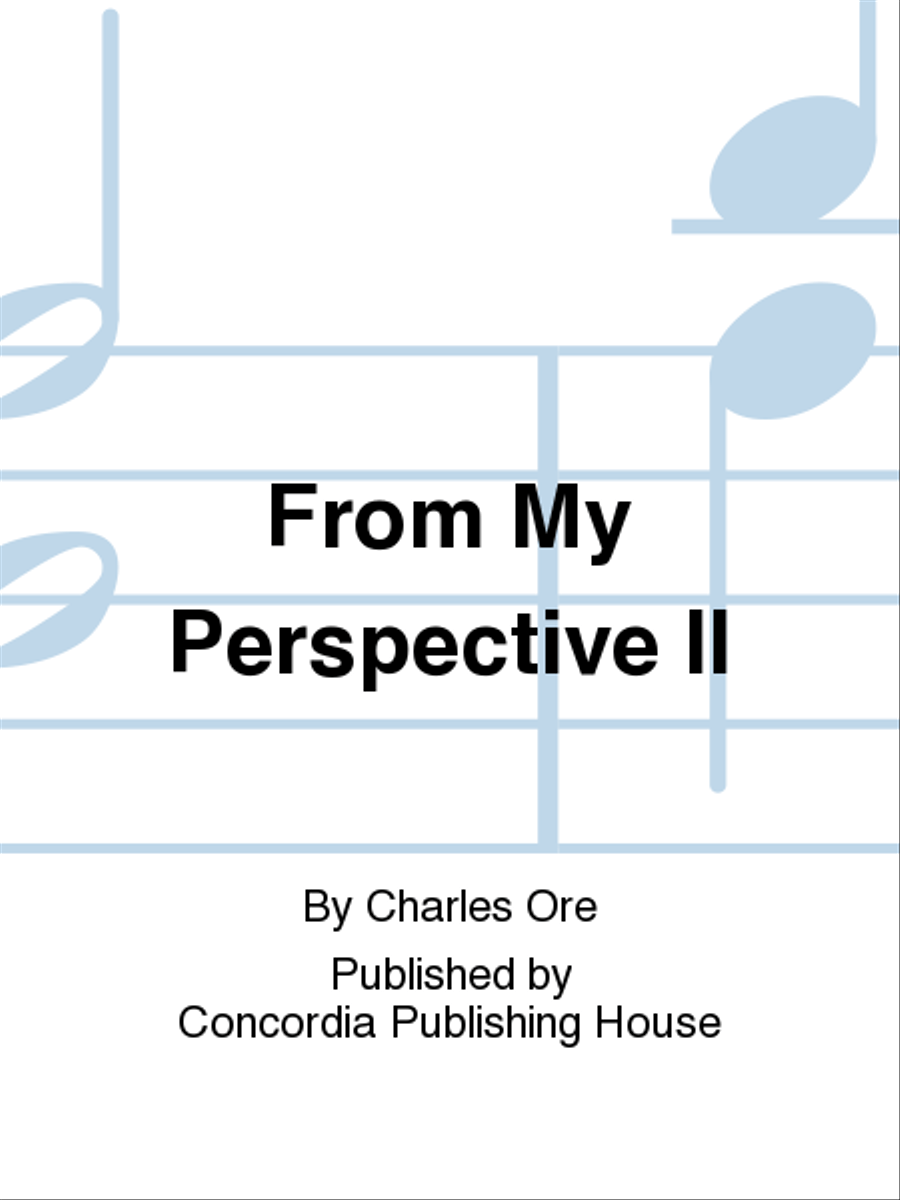 From My Perspective II (CD) CD scores gallery preview page 1