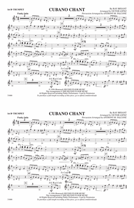 Cubano Chant: 1st B-flat Trumpet