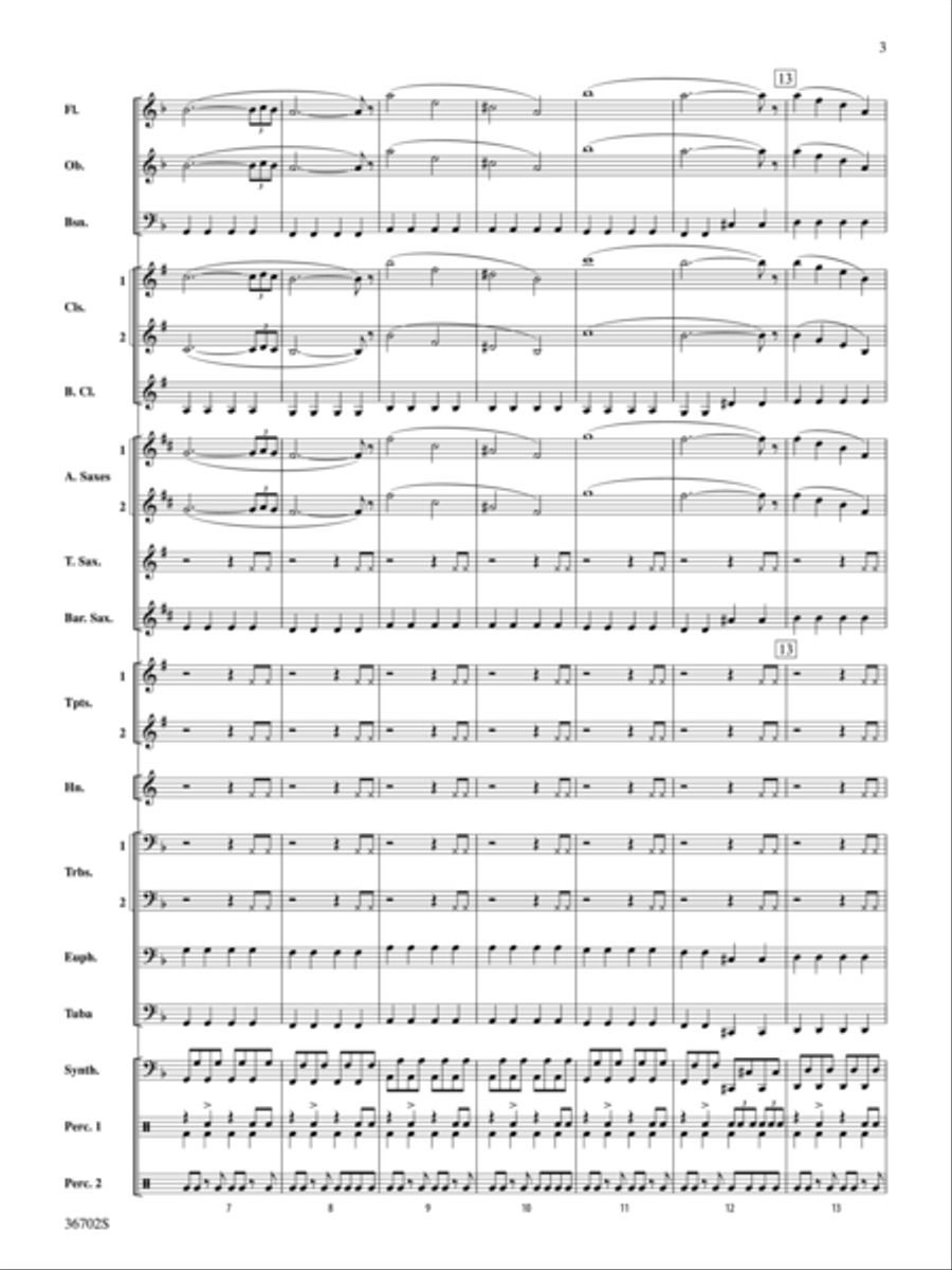 Uprising Concert Band scores gallery preview page 3