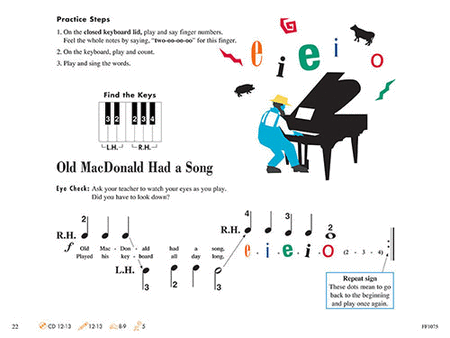 Primer Level – Lesson Book, 2nd Edition by Randall Faber Piano Method - Sheet Music