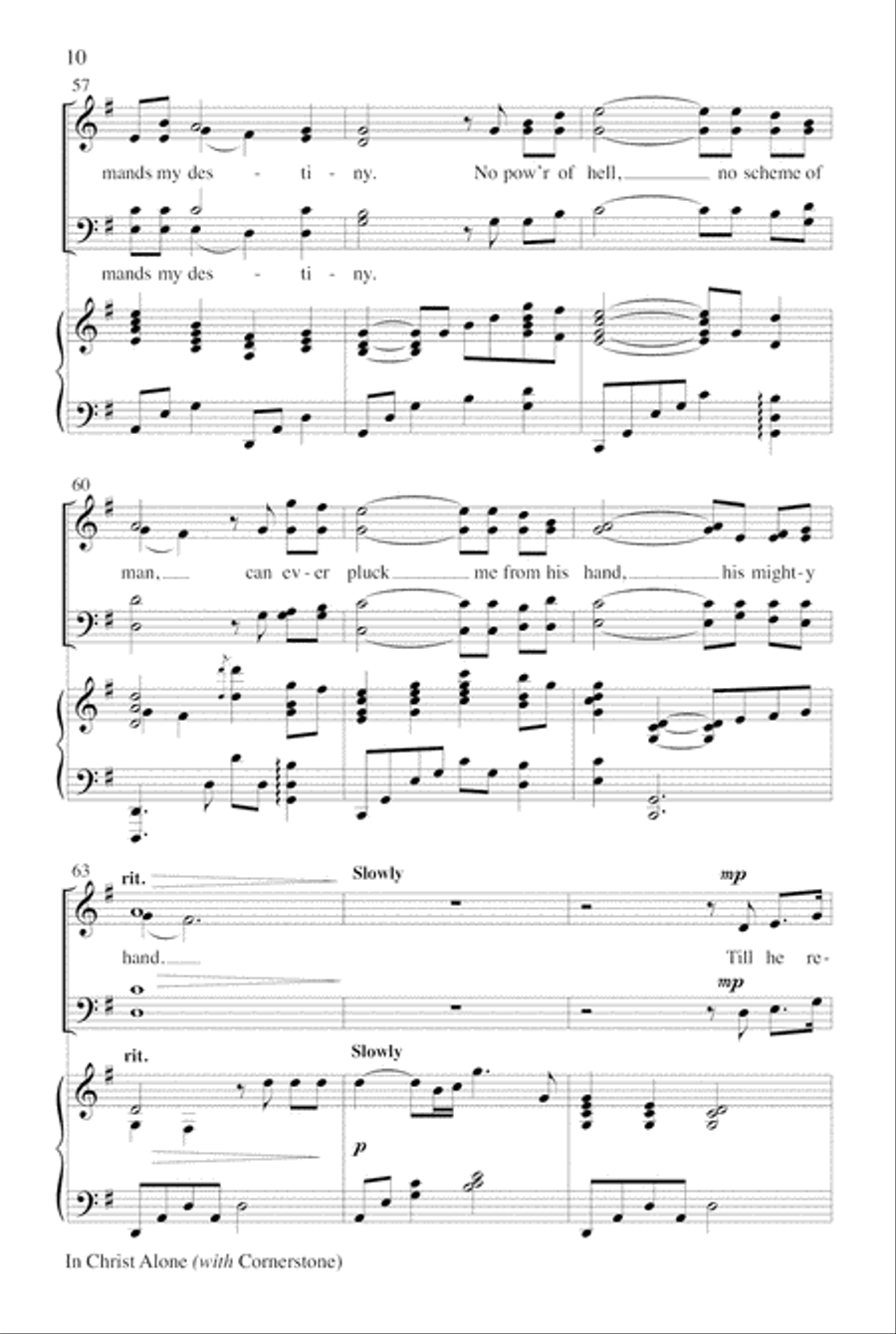 In Christ Alone with Cornerstone Choir scores gallery preview page 10