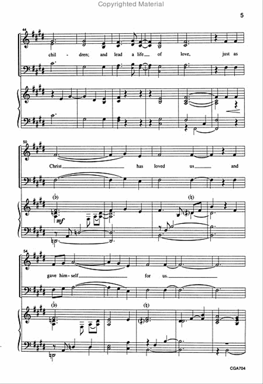 Thy Perfect Love Thy Perfect Love 4-Part scores gallery preview page 5