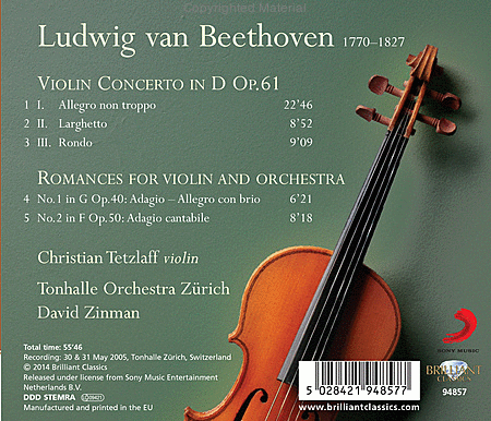 Violin Concerto & Romances
