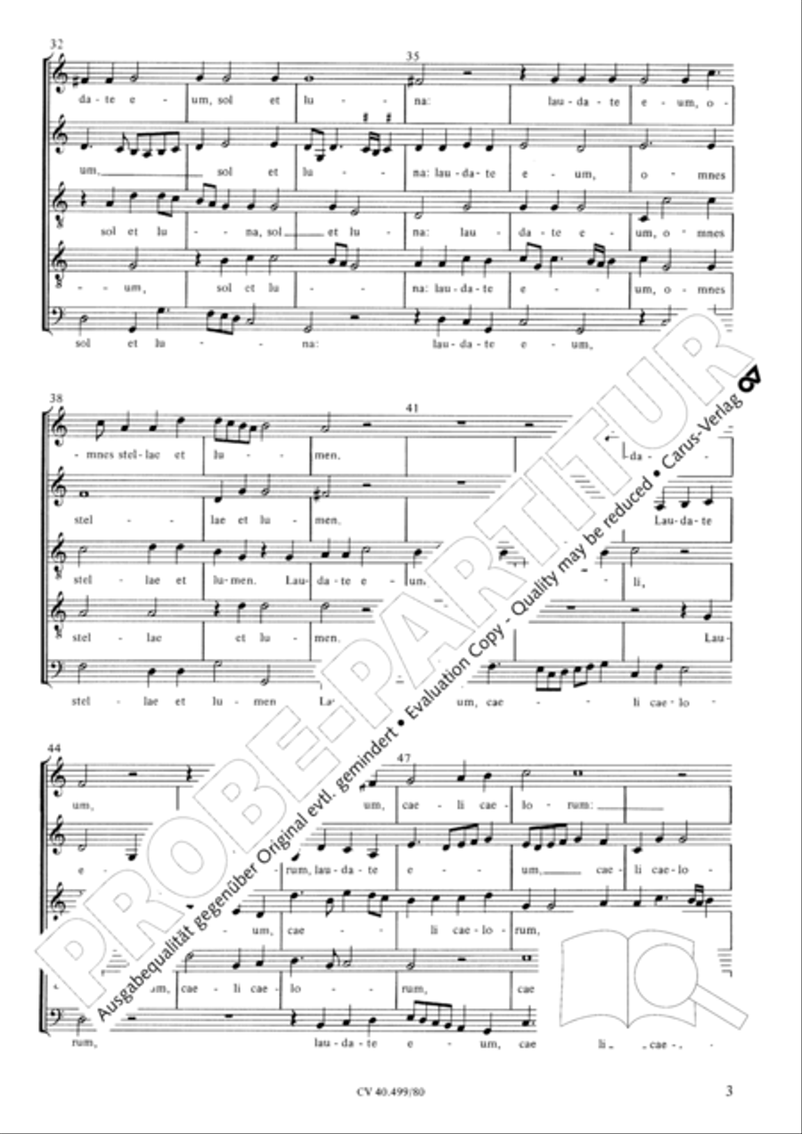 Psalm 148 and 150 Psalm 148 and 150 SATTB scores gallery preview page 4