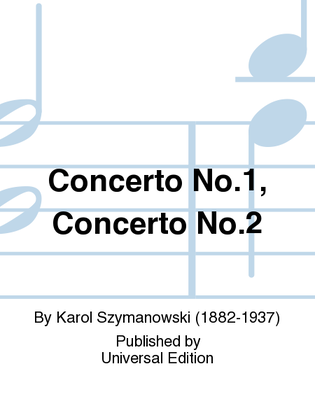 Book cover for Concerto No. 1, Concerto No. 2