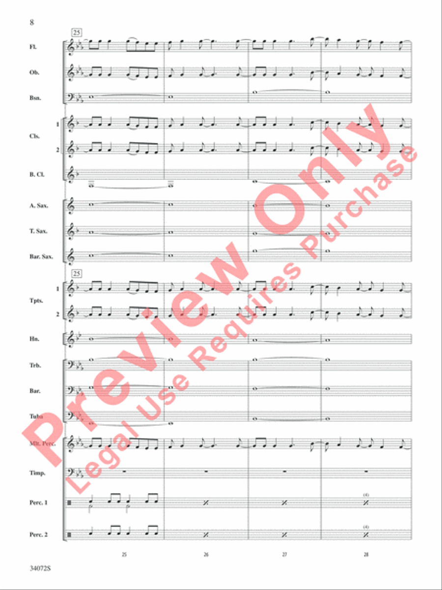 1, 2, 3, 4 1, 2, 3, 4 Concert Band scores gallery preview page 9