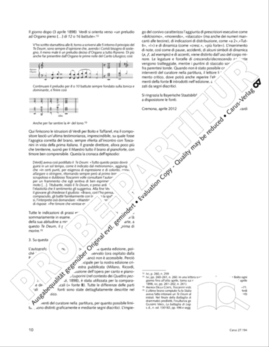 Te Deum Te Deum 4-Part scores gallery preview page 11