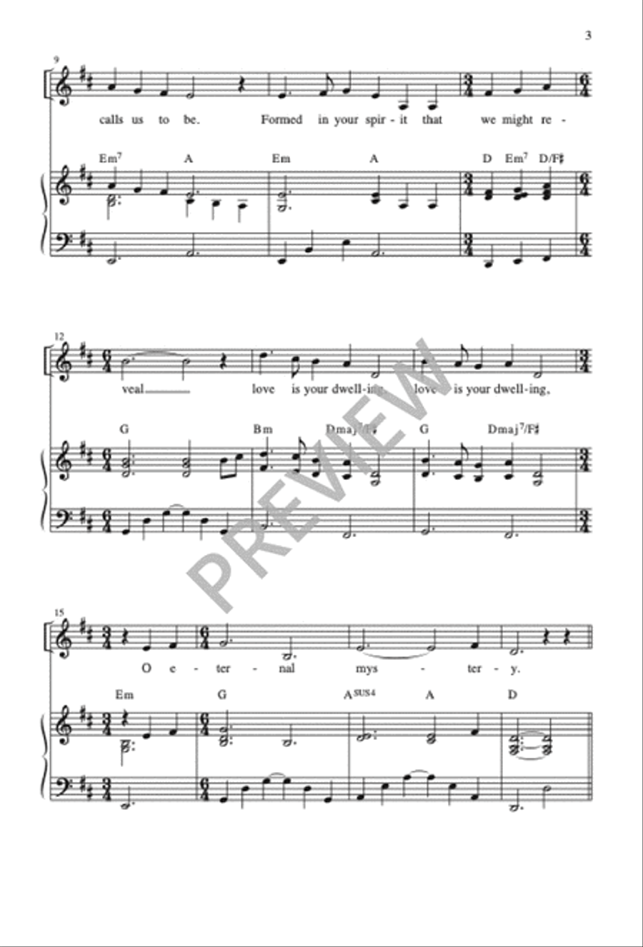 High Is the Heaven 4-Part scores gallery preview page 4