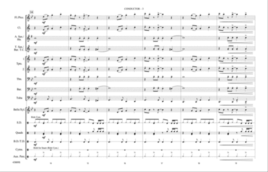 Monster Mash: Score Monster Mash: Score Marching Band scores gallery preview page 3