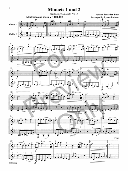Flexible Bach: Duets from he English Suites image number null
