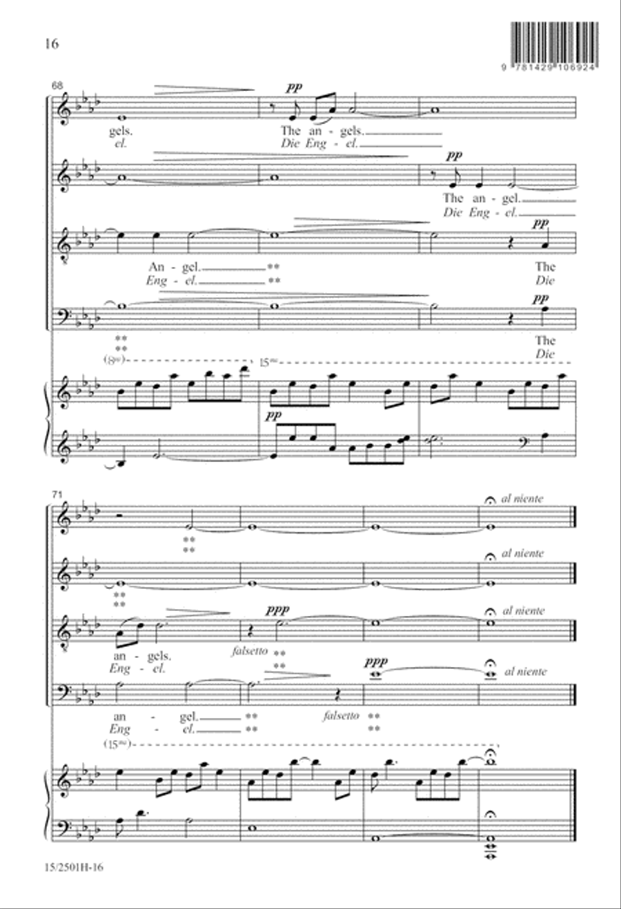 The Angels (Die Engel) The Angels (Die Engel) 4-Part scores gallery preview page 17