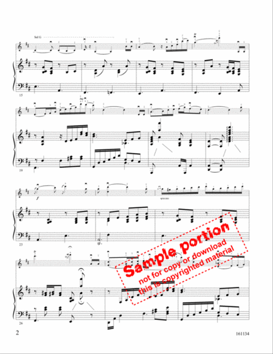 His Eye Is On The Sparrow Violin Solo scores gallery preview page 3