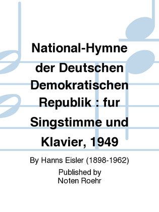National-Hymne der Deutschen Demokratischen Republik