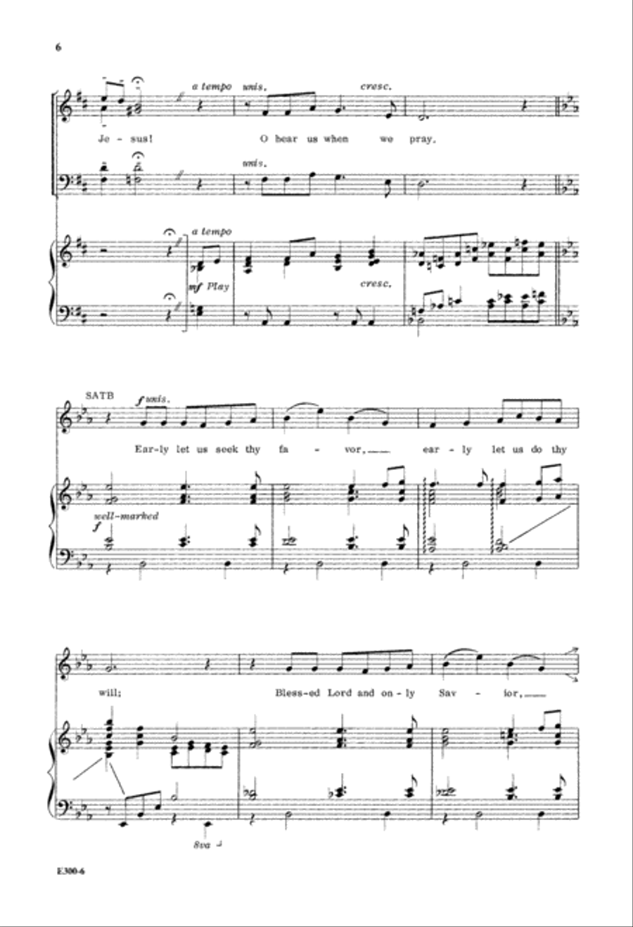 Savior, Like a Shepherd, Lead Us 4-Part scores gallery preview page 7