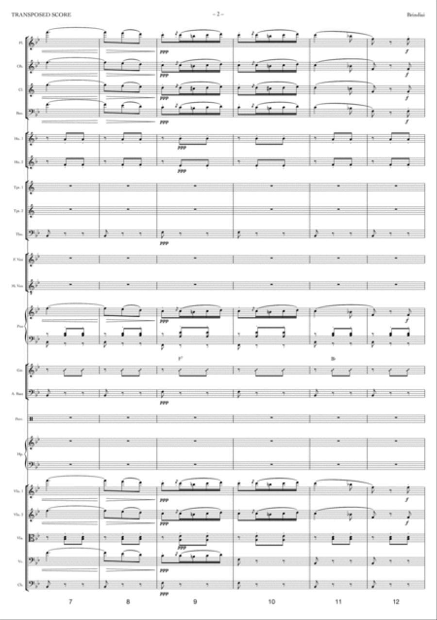 Brindisi Full Orchestra scores gallery preview page 2