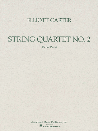 Book cover for String Quartet No. 2 (1959)