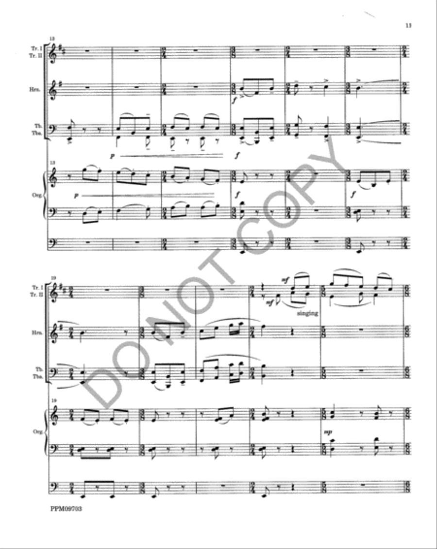 Triptych Choir scores gallery preview page 14