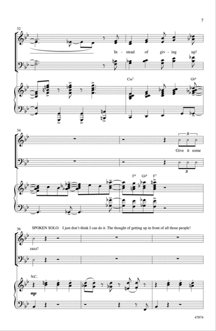 Zazz Zazz Choir scores gallery preview page 6