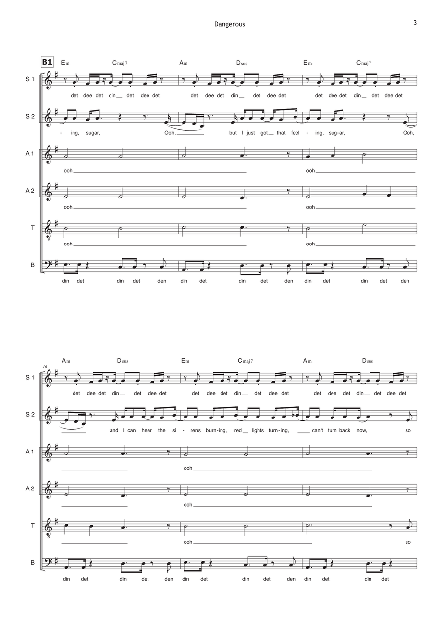 Dangerous Divisi scores gallery preview page 3