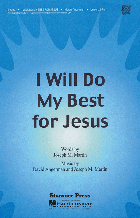 I Will Do My Best For Jesus Unison, 2-Part