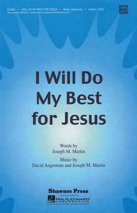 Book cover for I Will Do My Best for Jesus