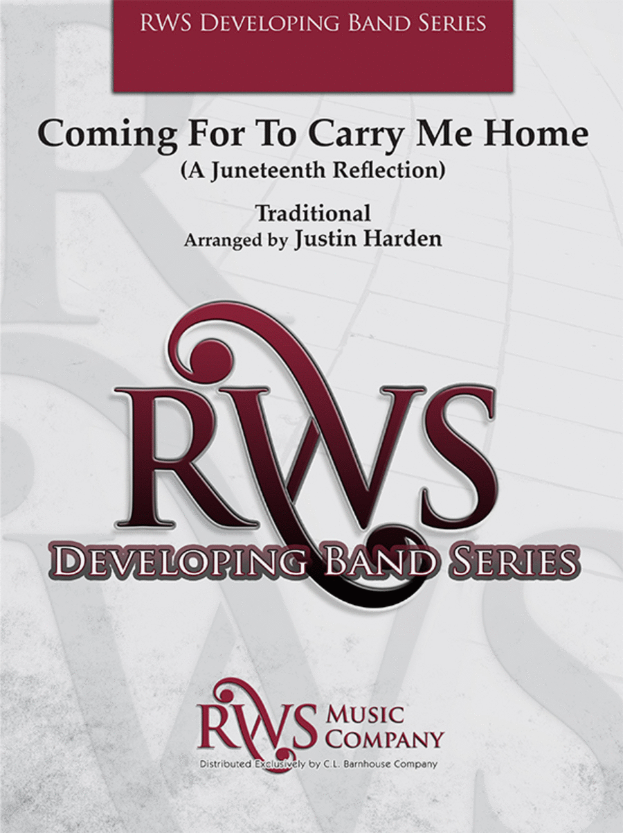 Coming for to Carry Me Home Concert Band scores gallery preview page 1