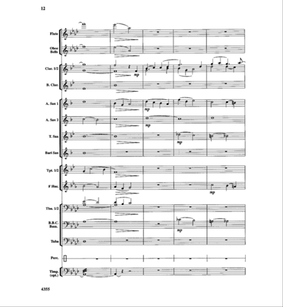 In the Shining of the Stars Concert Band scores gallery preview page 13