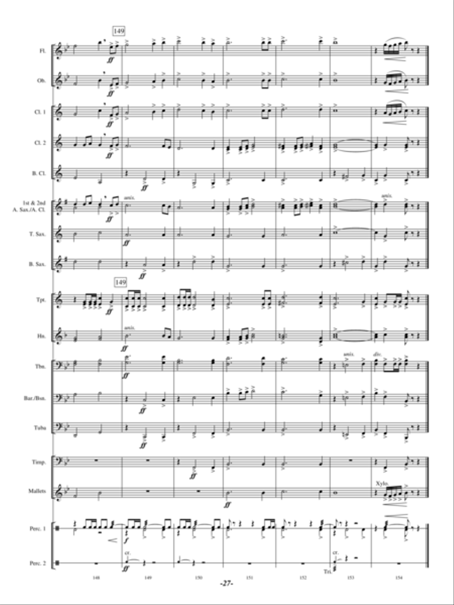 Whispering Ridge Whispering Ridge Concert Band scores gallery preview page 26