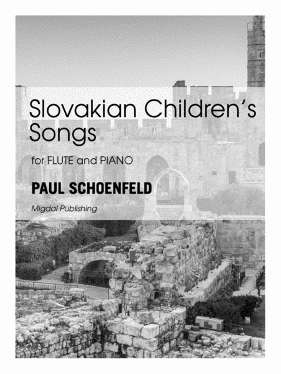 Slovakian Children's Songs for Flute and Piano Flute Solo scores gallery preview page 1