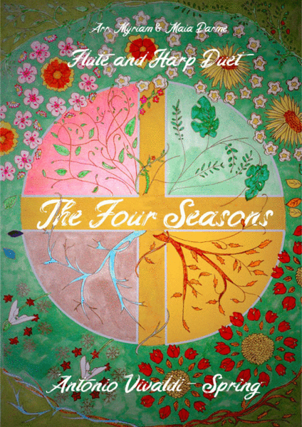 Vivaldi - Spring (The Four Seasons) for Flute and Harp Duet by Antonio Vivaldi Flute - Digital Sheet Music