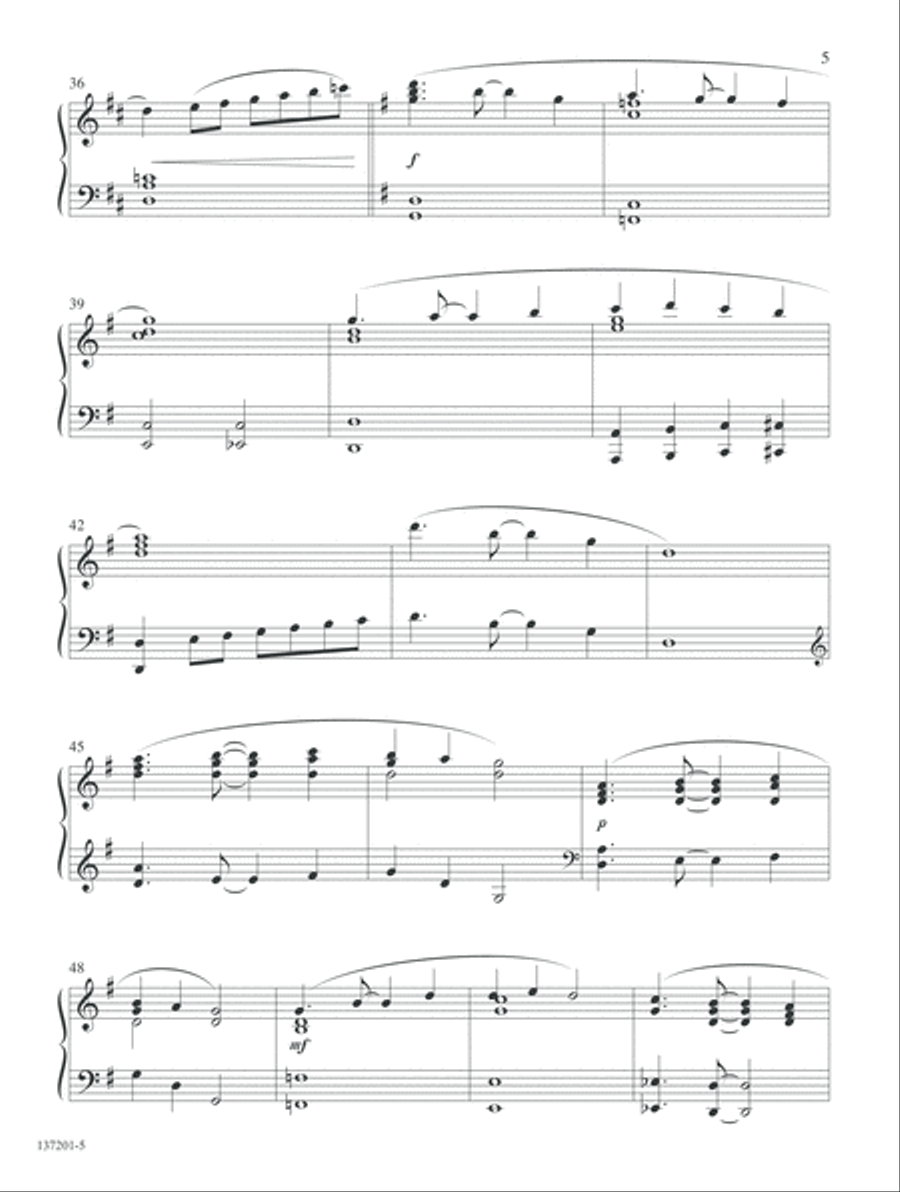 Hymn Medleys for the Church Year Piano Solo scores gallery preview page 5