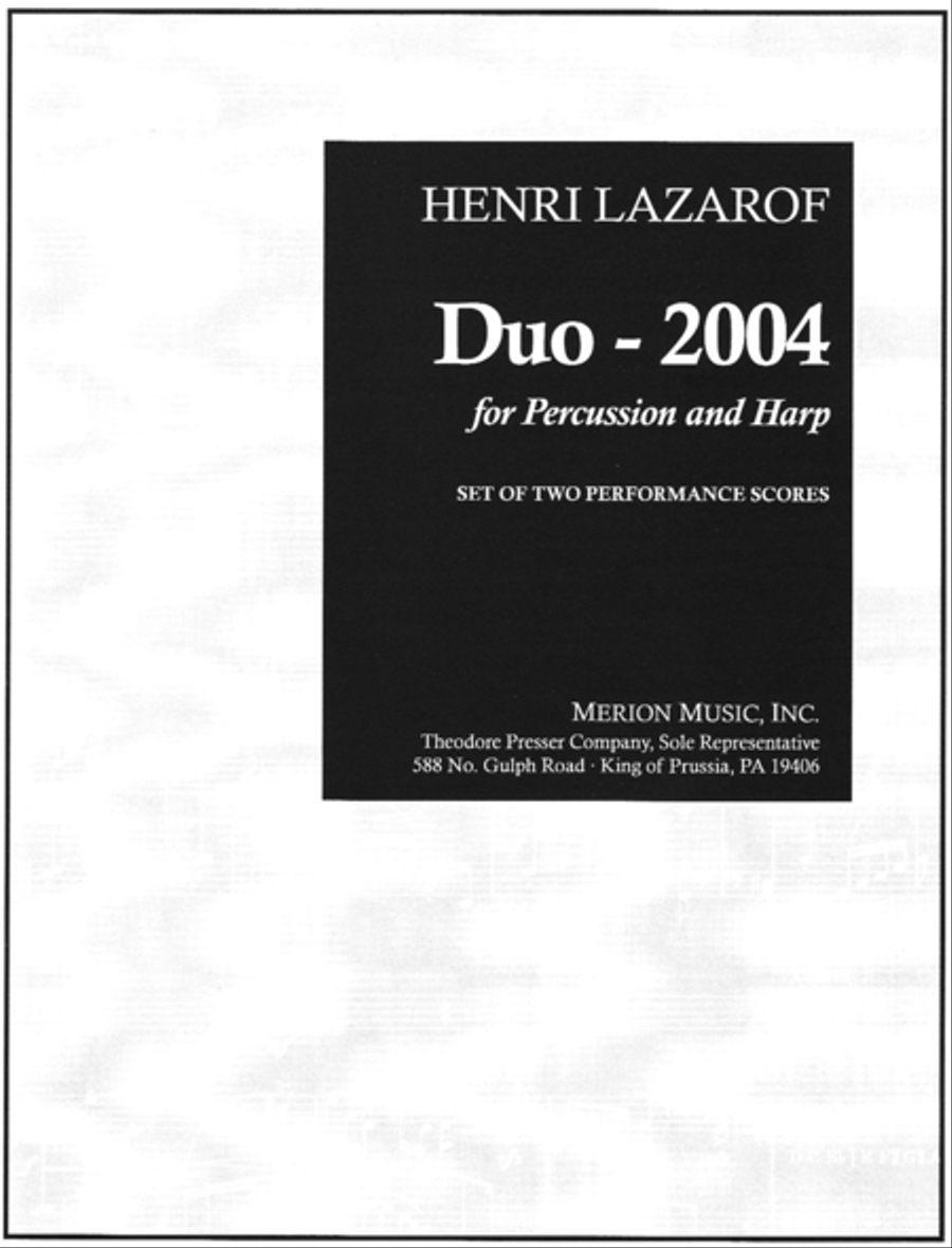 Duo-2004 Duo-2004 Harp scores gallery preview page 1
