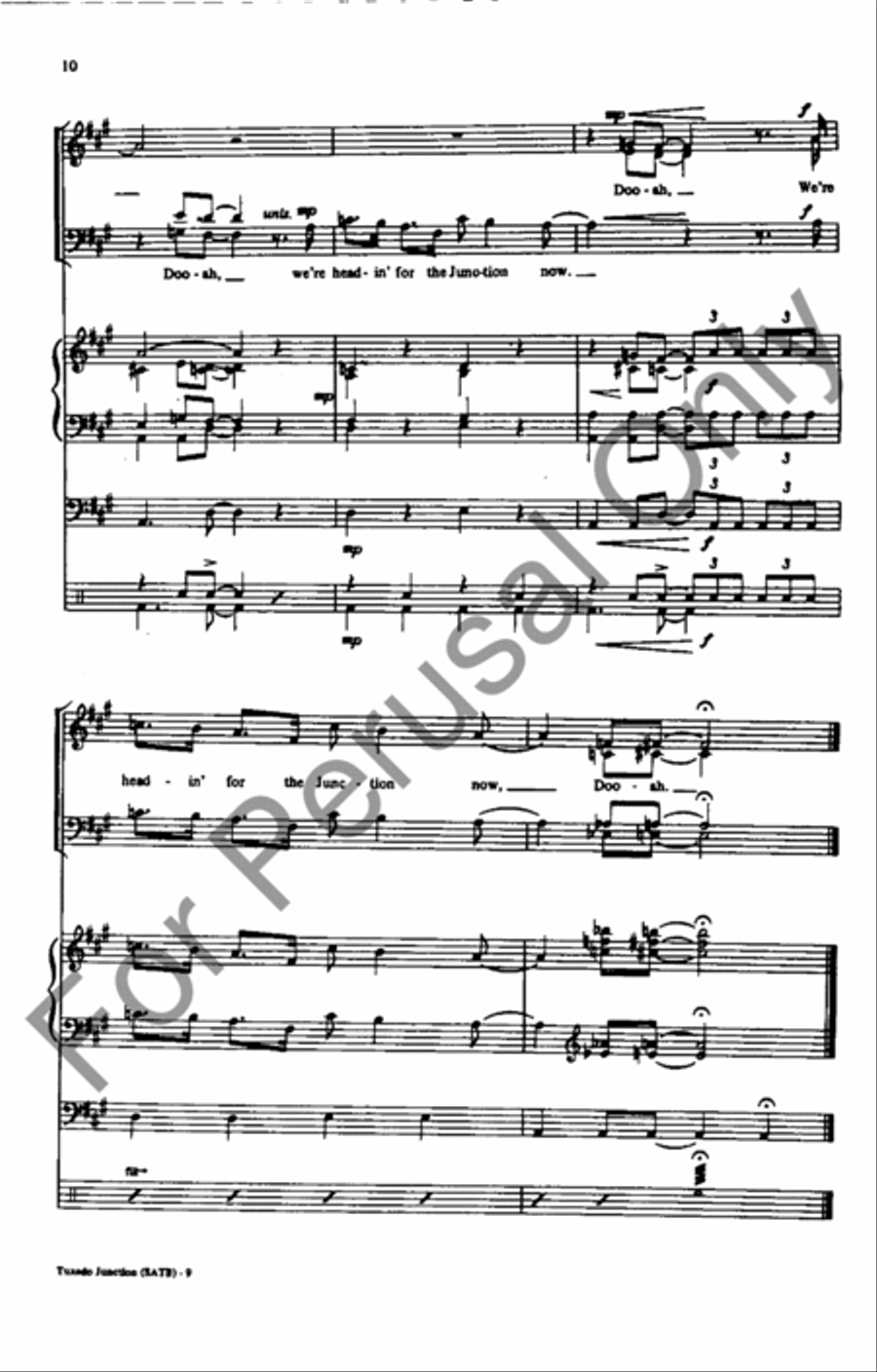 Tuxedo Junction Tuxedo Junction Divisi scores gallery preview page 10