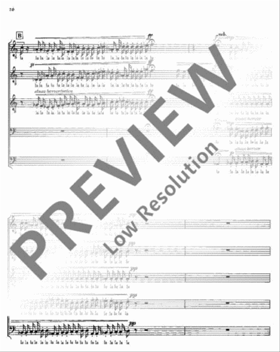 Drei französische Chöre Mixed Choir scores gallery preview page 17