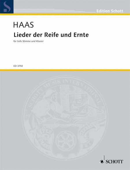 Haas J Lieder D.reife U.ernte Op92(fk