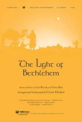 The Light of Bethlehem - CD ChoralTrax