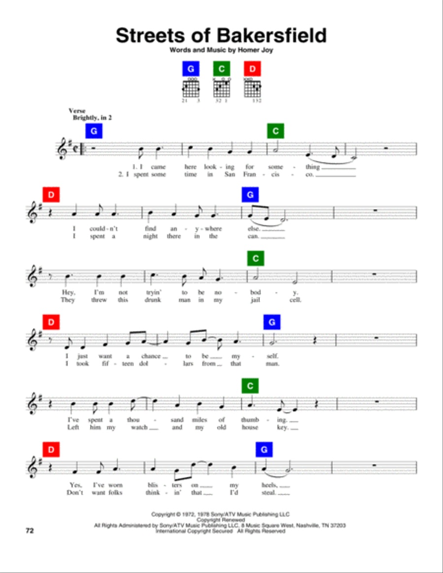 Streets Of Bakersfield School and Community scores gallery preview page 1