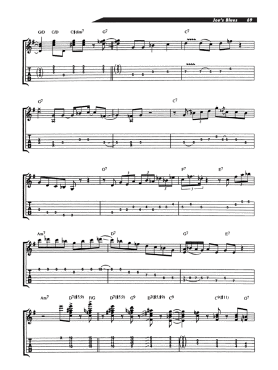 Joe Pass -- On Guitar Electric Guitar scores gallery preview page 70