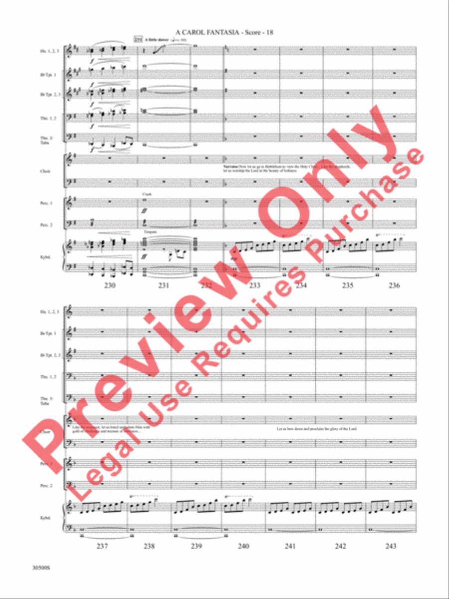 A Carol Fantasia A Carol Fantasia Choir scores gallery preview page 19