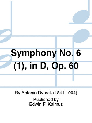 Book cover for Symphony No. 6 (1), in D, Op. 60