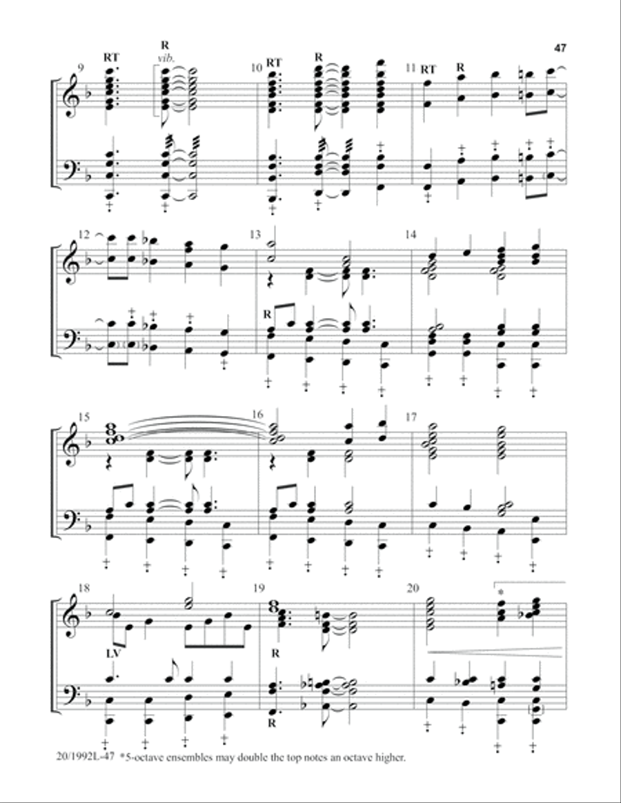 Hymns We Love to Ring 5-Octaves scores gallery preview page 34