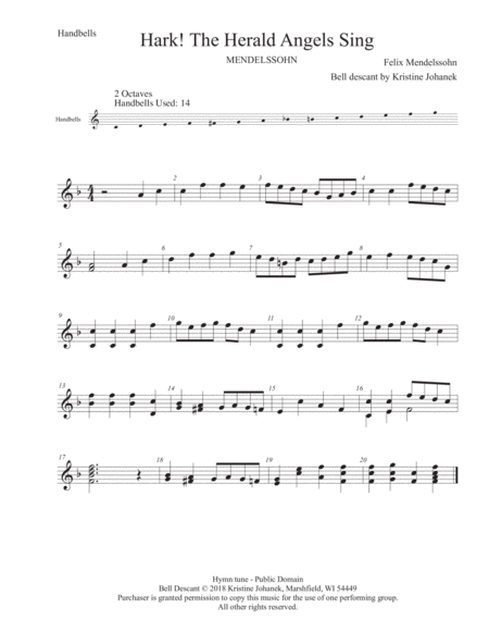 Bell Descants for Christmas (Reproducible) Set 1 (2 octaves) image number null