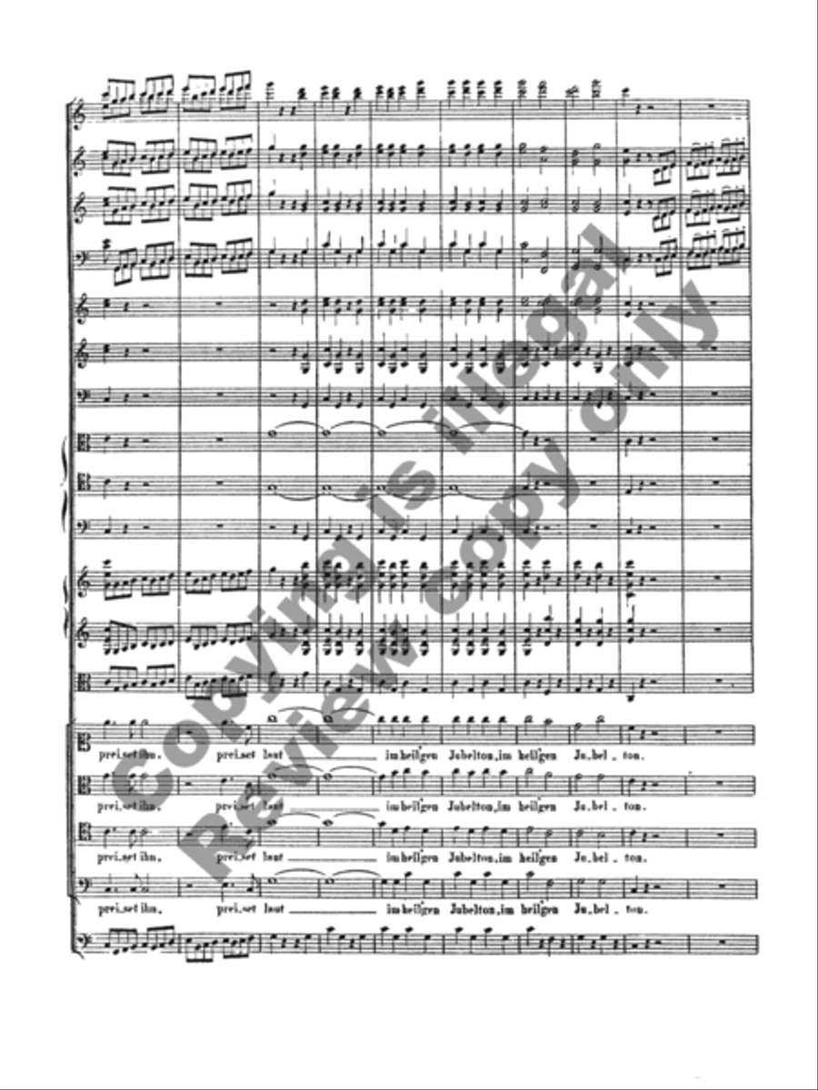 Hallelujah Chorus (Hallelujah unto God's Almighty Son!) (Orchestra Score and Parts) Choir scores gallery preview page 41