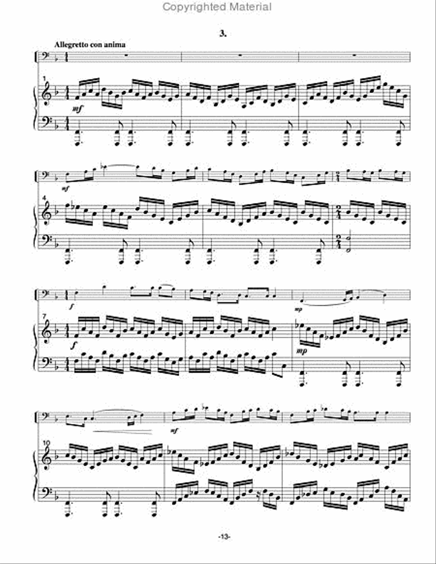 Concerto del Garda Euphonium scores gallery preview page 16