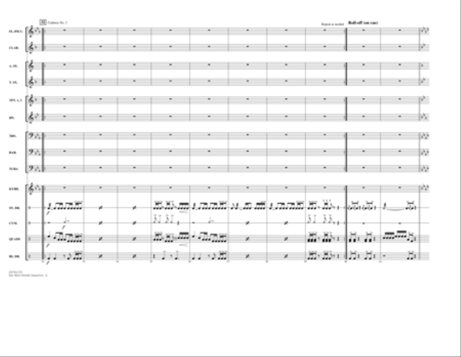 Star Wars Parade Sequence - Conductor Score (Full Score)