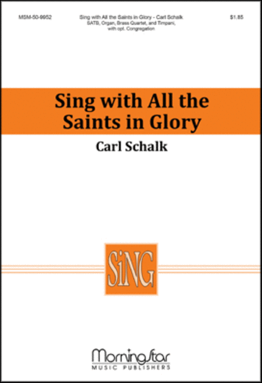 Sing with All the Saints In Glory 4-Part scores gallery preview page 1