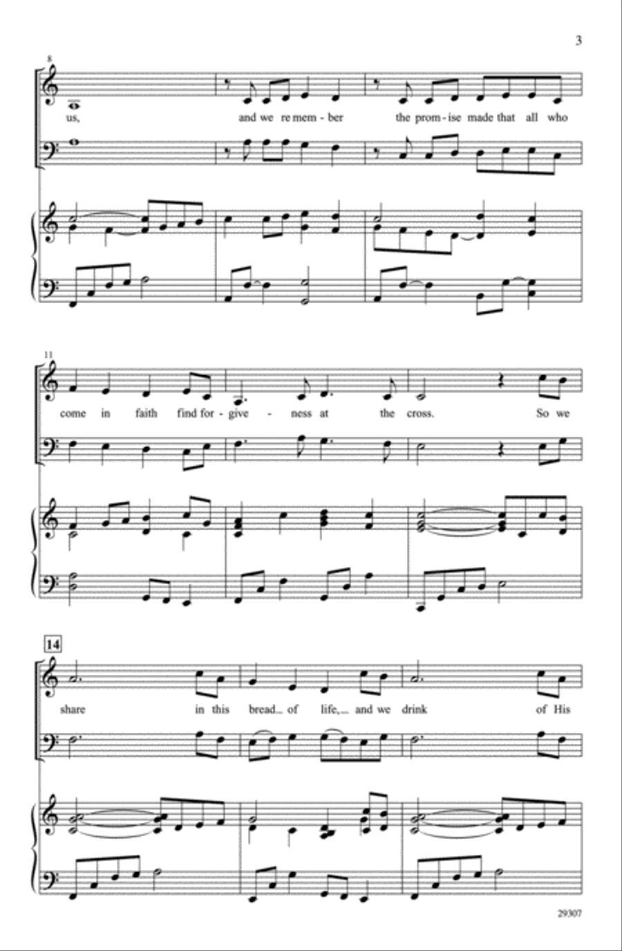 Behold the Lamb Behold the Lamb 3-Part scores gallery preview page 3