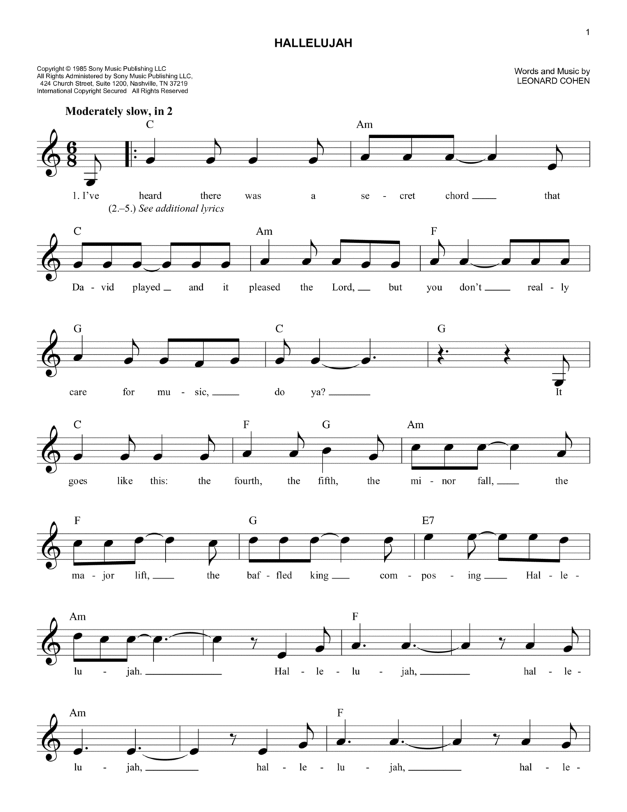 Hallelujah