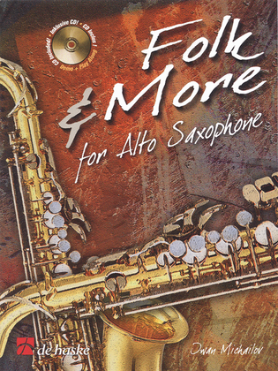 Book cover for Folk & More for Alto Sax